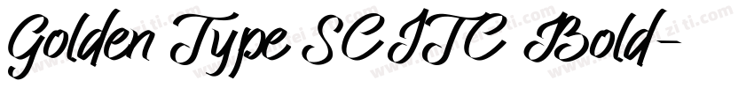 Golden Type SCITC Bold字体转换